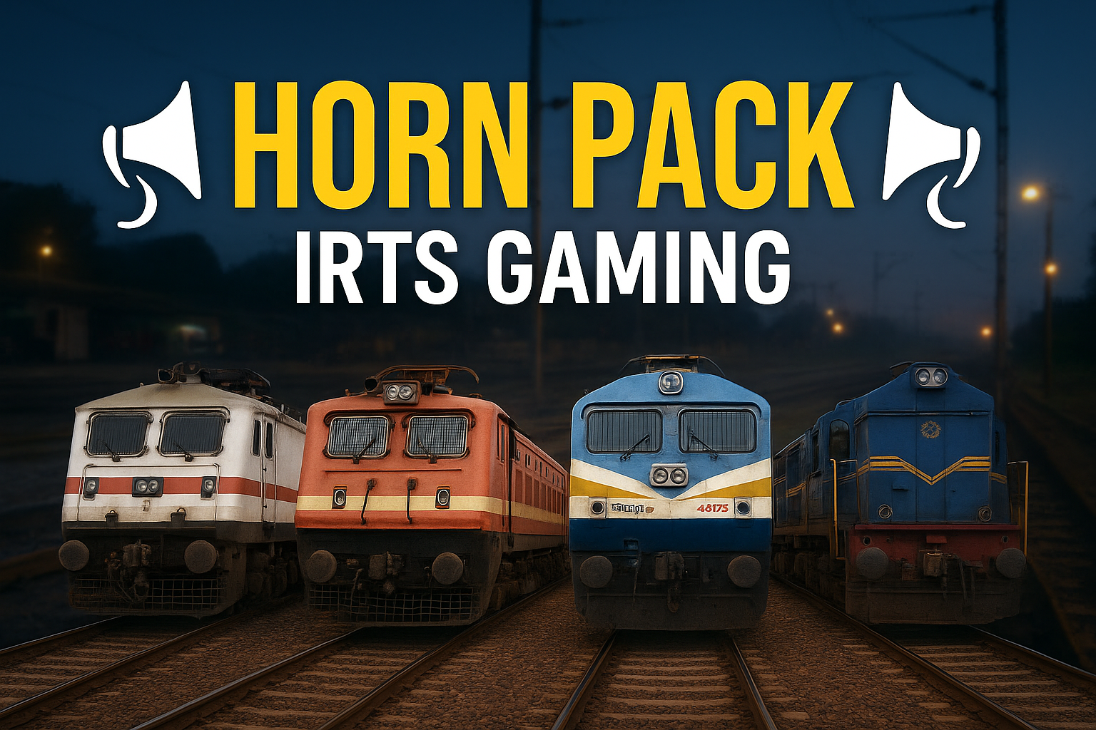 HORN COMBO 🔥 Ultimate Indian Horn Pack | WAP7 + WAP4 + WDP4D + WDM3D by IRTS GAMING (RAILWORKS) - Image 1
