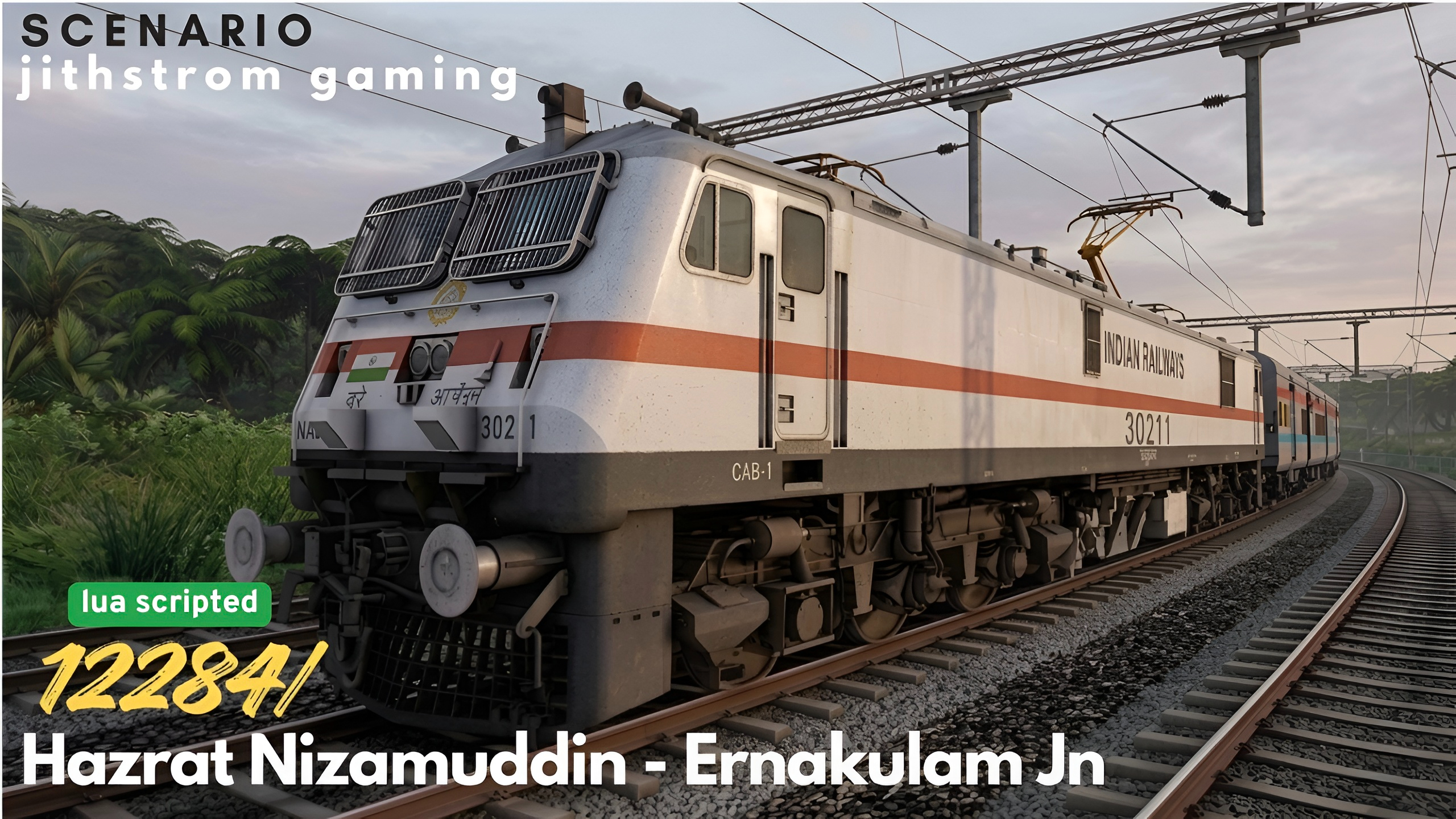 12284 12284/Hazrat Nizamuddin - Ernakulam Jn. Duronto Express Kerala v2 - Image 1